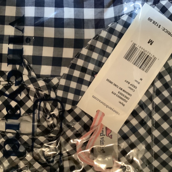Vineyard Vines Gingham Mix Tunic Dress - Picture 5 of 7